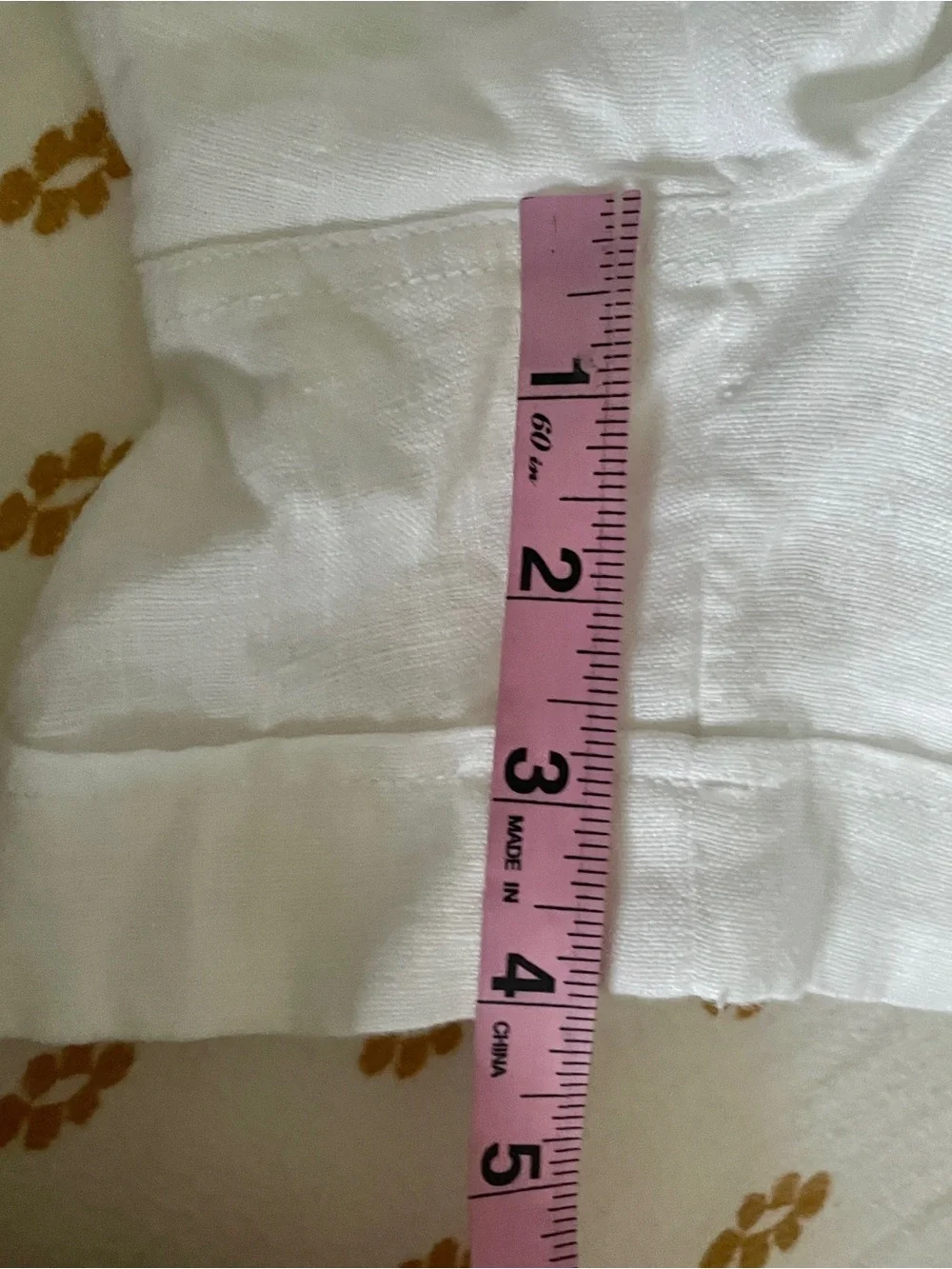NWOT Women's Athleta Cabo Linen Short White Drawstring, Size 4